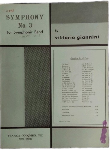 Sinfonia per banda - sinfonia, 3